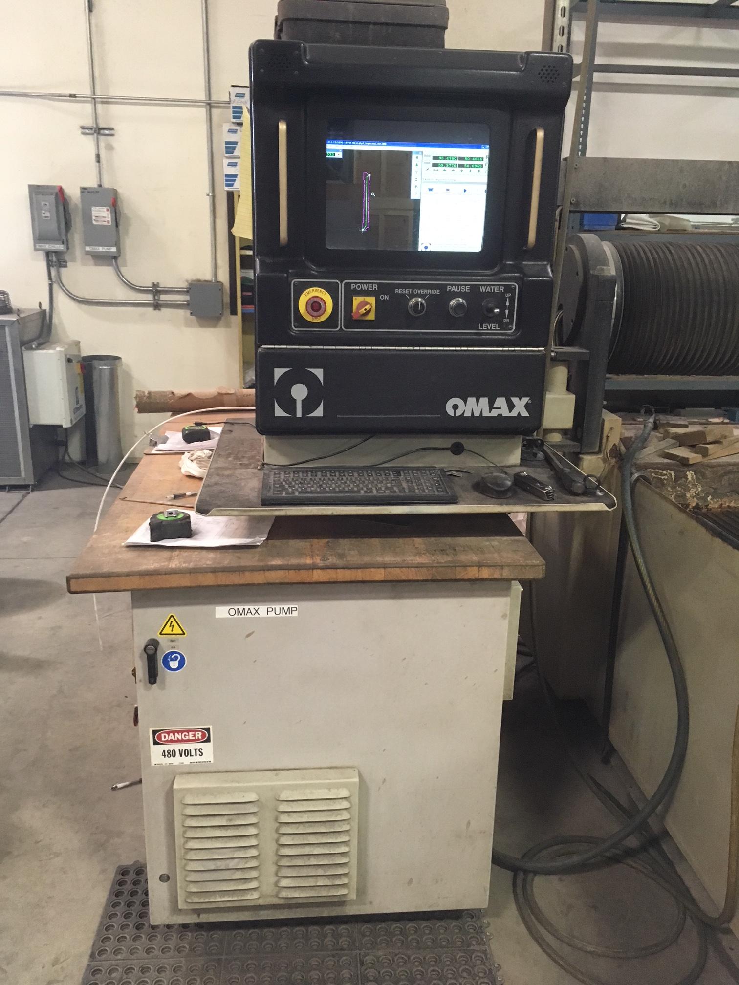 レオナルド 2006 Omax 55100 Waterjet Cutting System (#1919)